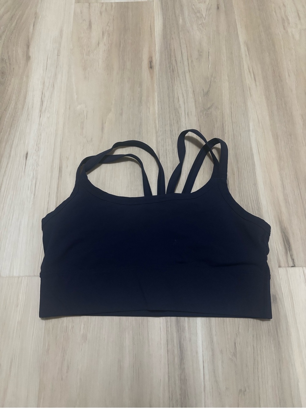 Fabletics Navy Strappy Sports Bra